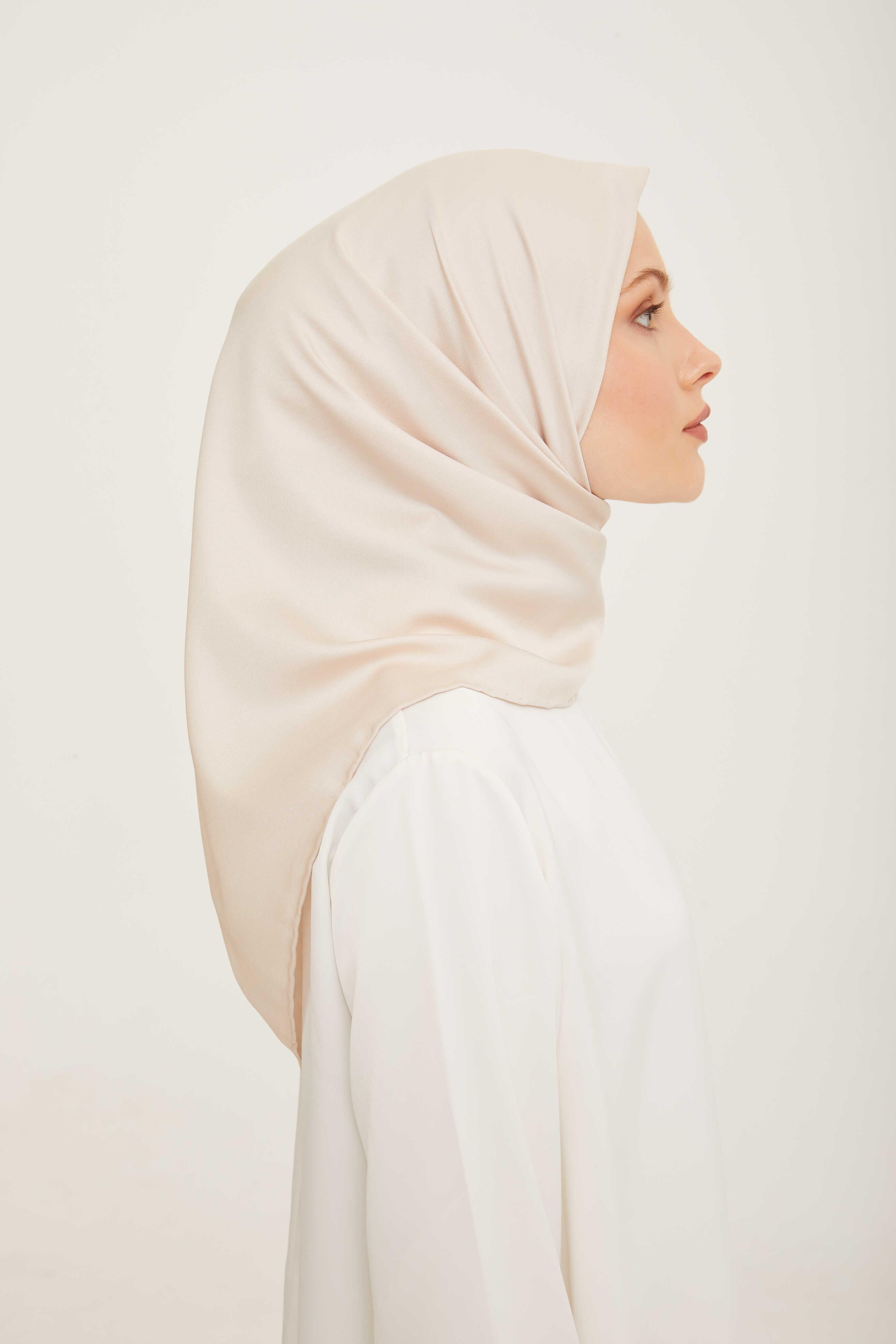 Armine Sport Bej Düz Renk Fon Eşarp 870 +SYR25430