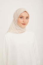 Armine Sport Bej Düz Renk Fon Eşarp 870 +SYR25430